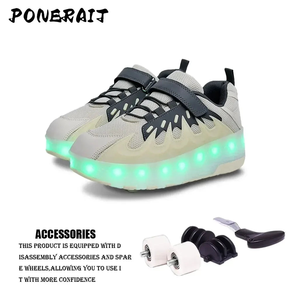 Kids' Light-Up Inline Skates