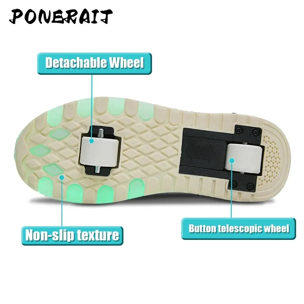 Kids' Light-Up Inline Skates