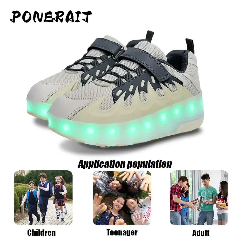 Kids' Light-Up Inline Skates