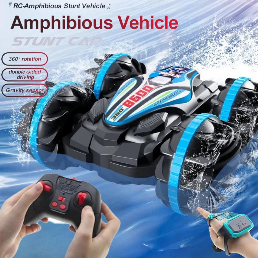 Amphibious RC Stunt Car - 360 Flip