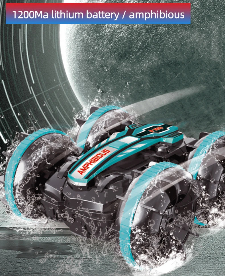 Amphibious RC Stunt Car - 360 Flip